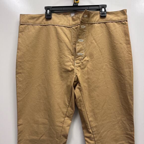 Slash Back Canvas Frontier Western Trousers Men's 42 Reenactment Cosplay‎ Pants - Picture 1 of 7